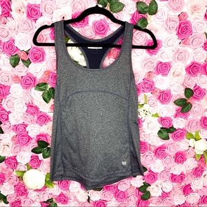 Forever 21 Sport Work Out Tank Grey Blue - Small